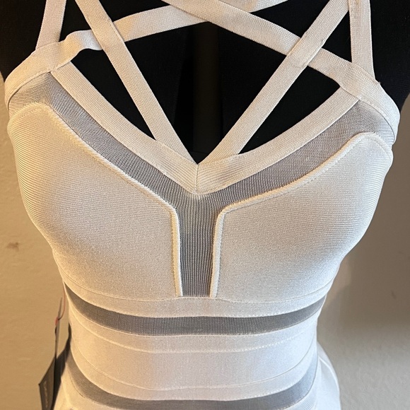 Bebé Mesh & Cage bandage dress - Picture 4 of 13